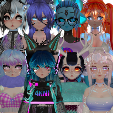 Scout, SelfCare, Glorpo, Shrimpin, Mothchi, 4KNI, Rudhy, Riri by LittleSaku