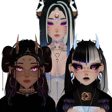 Moonlit, Prideful, Wraith (original ver) by PastelPlushies